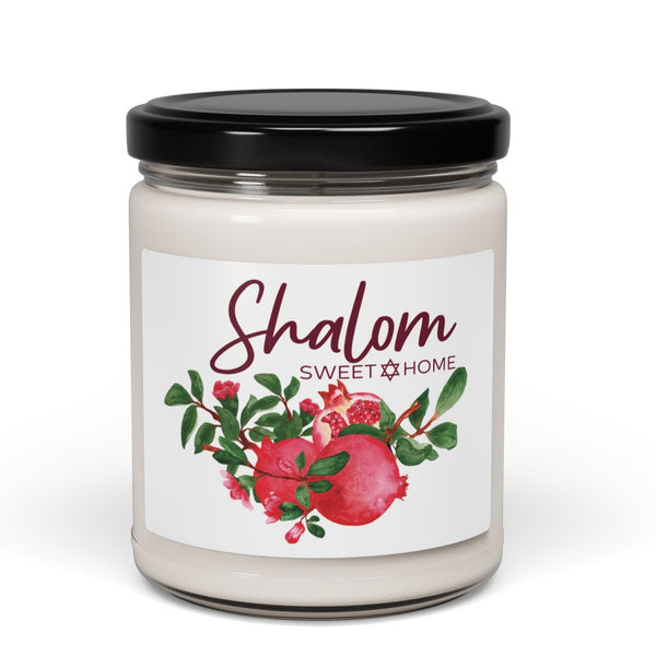 Shalom Sweet Home Rosh Hashanah Decorative Candle