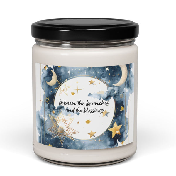 Between The Branches and the Blessings Celestial Sukkot Candle