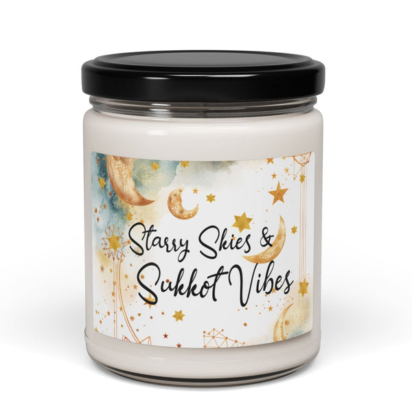 Starry Skies and Sukkot Vibes Celestial Sukkot Candle